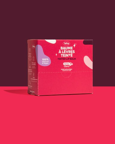 Distrib Tinted Lip Balm Cherry Aroma 100% Natural & Vegan