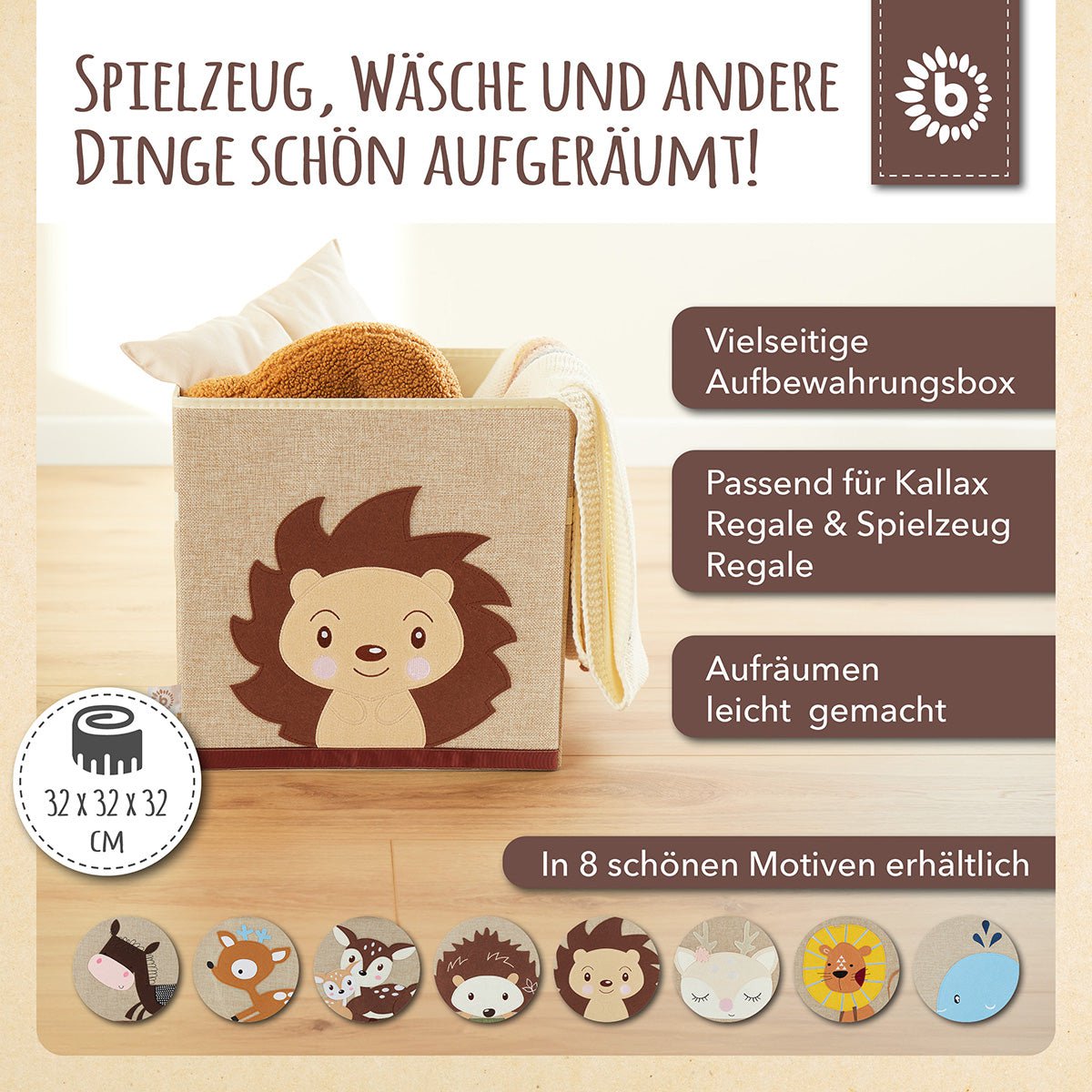 Storage box hedgehog piksi