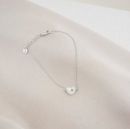 Heart in the Heart Pregnancy Collection x Fertility Mother of Pearl 925 Sølv 18k forgyldt