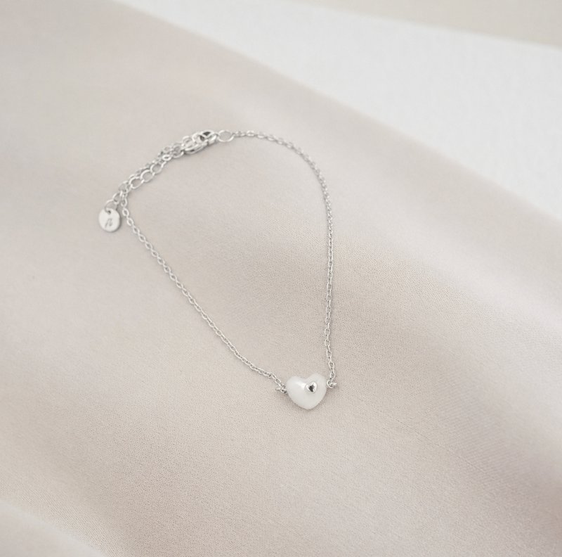 Heart in the Heart Pregnancy Collection x Fertility Mother of Pearl 925 Sølv 18k forgyldt