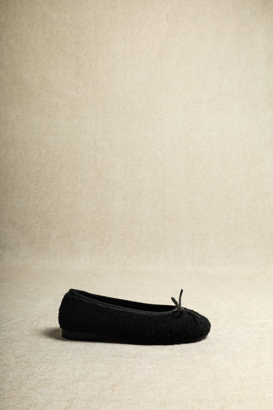 TED BLACK – Ballerina's van imitatiebont