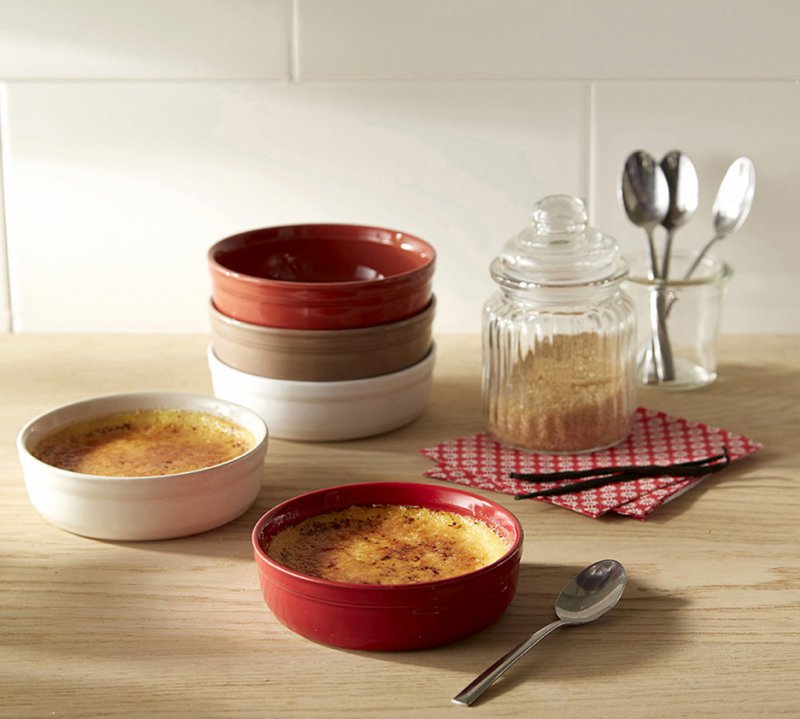 Emile Henry Crème brûlée dish set 2 pieces