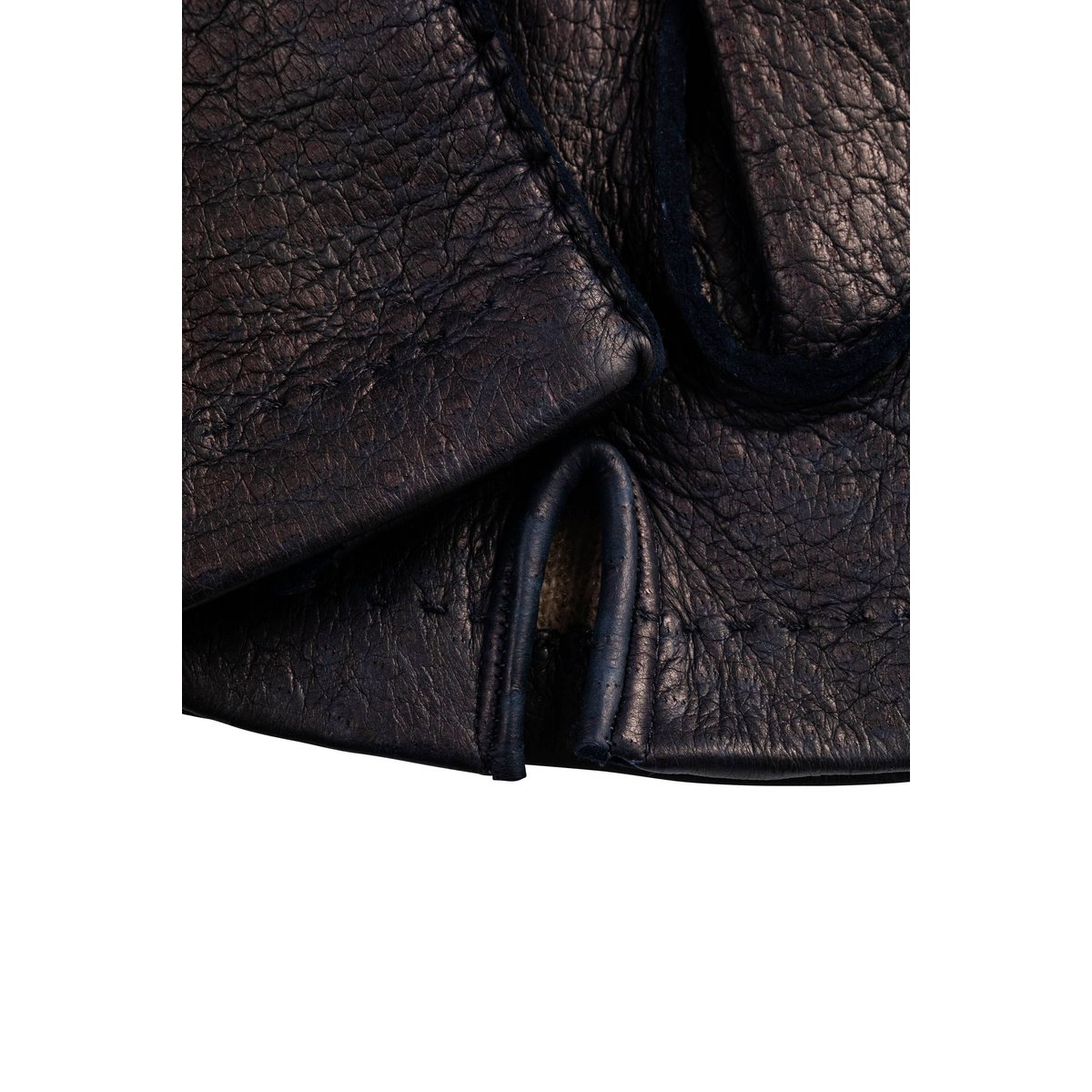BLUE NAVY PECCARY WINTER GLOVES