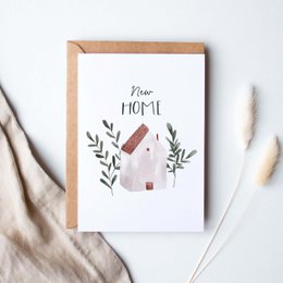 Foldekort "New Home pastel" | bevæge sig