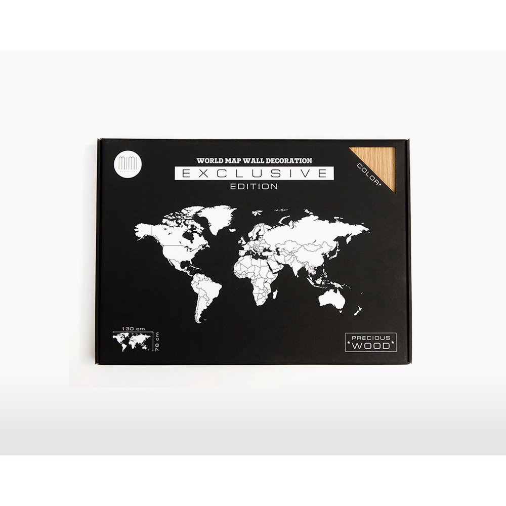Mappa del mondo in legno - Fai da te - 3 tipi di legno