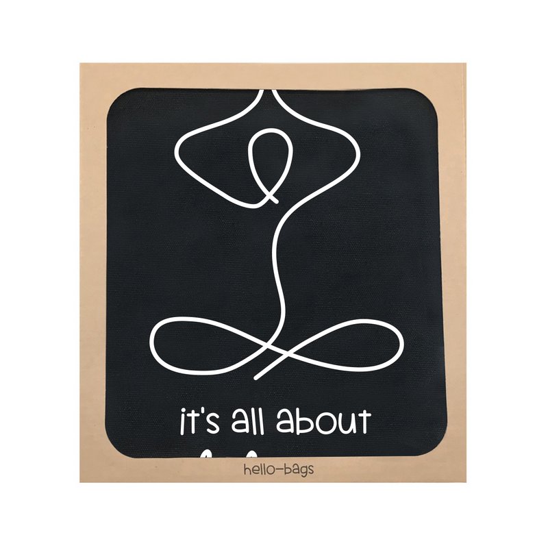 Totebags. Bolso grande modelo "Det handler om balance"