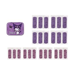 Kuromi - Caja Metálica de Vendas con Purpurina (24 Vendas)