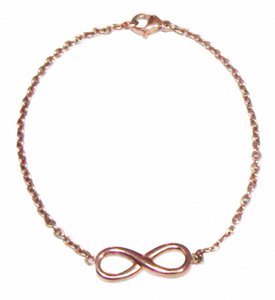 Eindeloze armband, effen roze