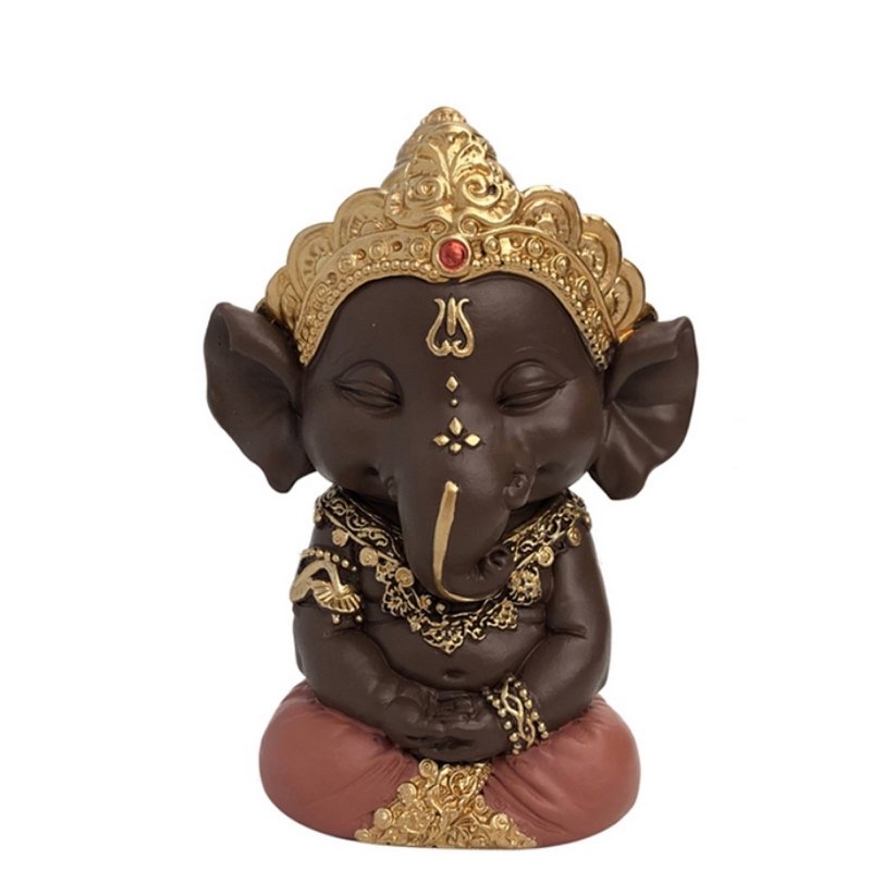 Statuette Ganesh 2 - Lucky charm - Zen and Feng Shui decoration - To create a relaxing and spiritual atmosphere - Gift idea