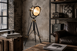 Industrial metal projector lamp H158x60