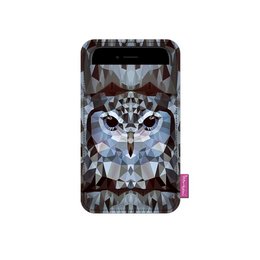 Brigida Smartphone-Hülle aus grauem Filz Bertoni
