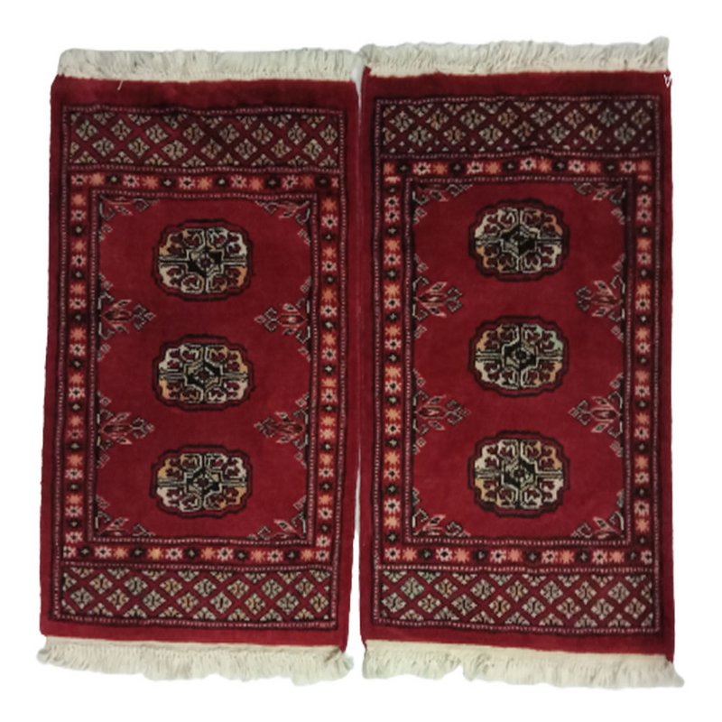 Tapis en laine de cerisier noué à la main Bokhara