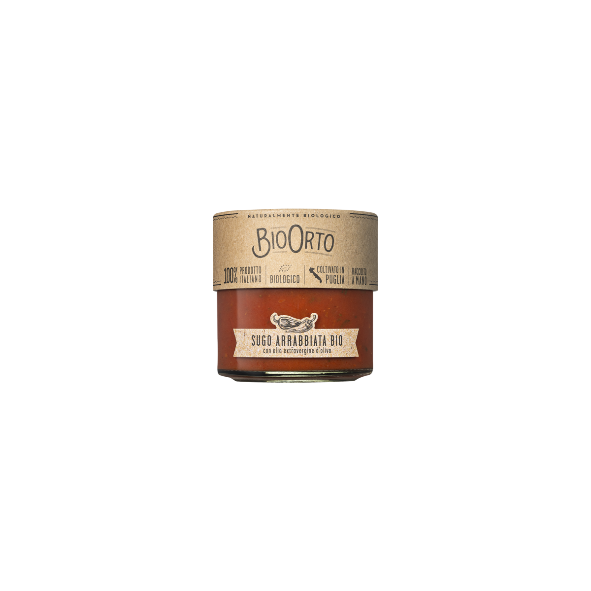Biologische Arrabbiatasaus 185g