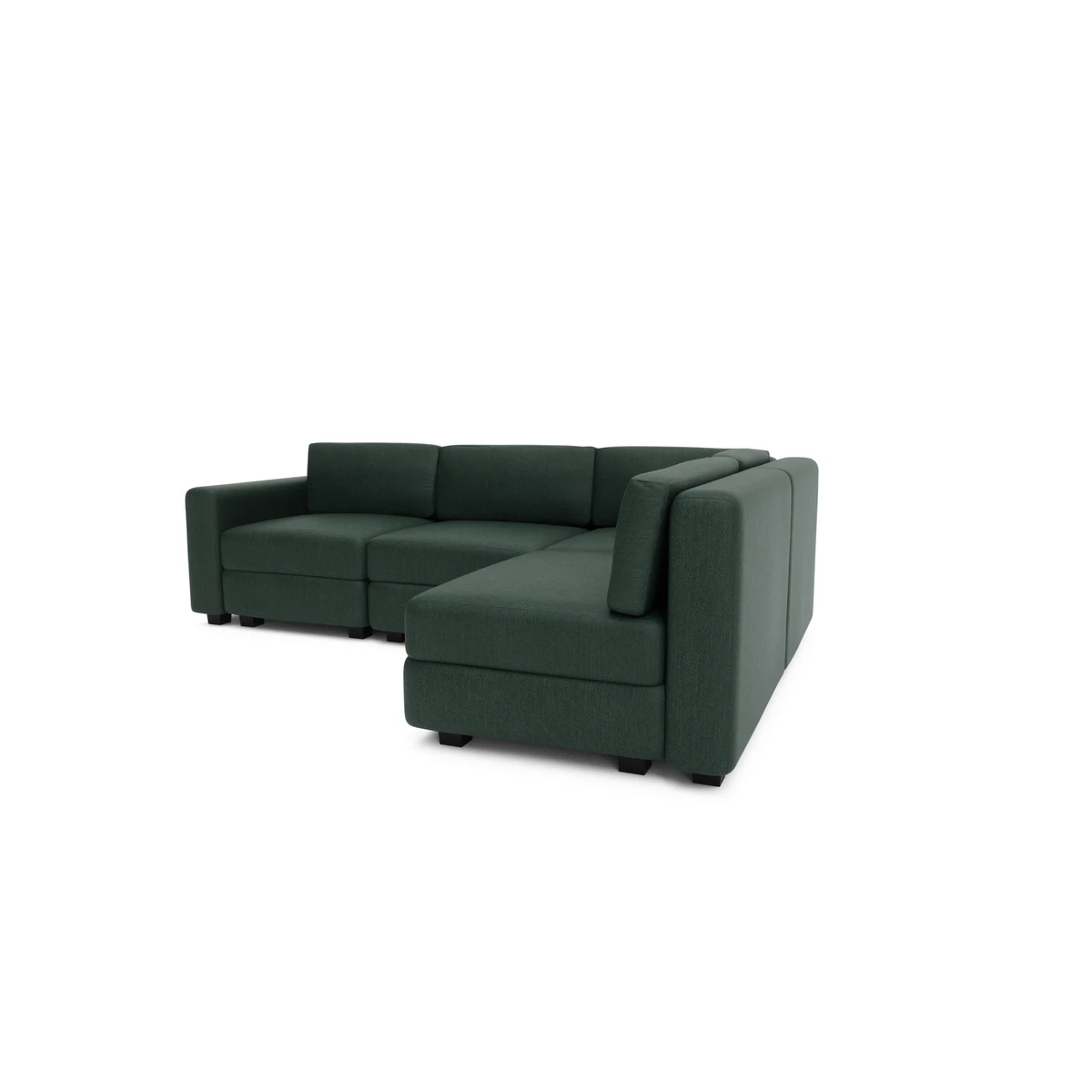 4-Seater Corner Modular Sofa GRACIA - Green