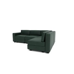 4-Seater Corner Modular Sofa GRACIA - Green