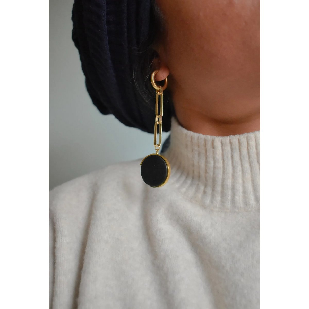 Asymmetrical Pendulum Earrings