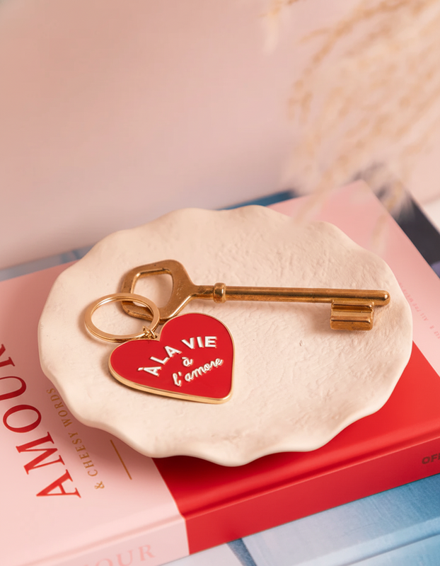 heart key ring