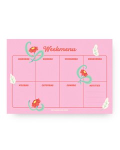 A5 ‘Weekmenu’ Notitieblok – 50 vellen