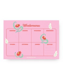 A5 ‘Weekmenu’ Notitieblok – 50 vellen