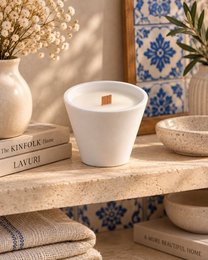 LAVURI SWING Candle CUP – Ręcznie robiona świeca z wosku sojowego Cocos Vanilla