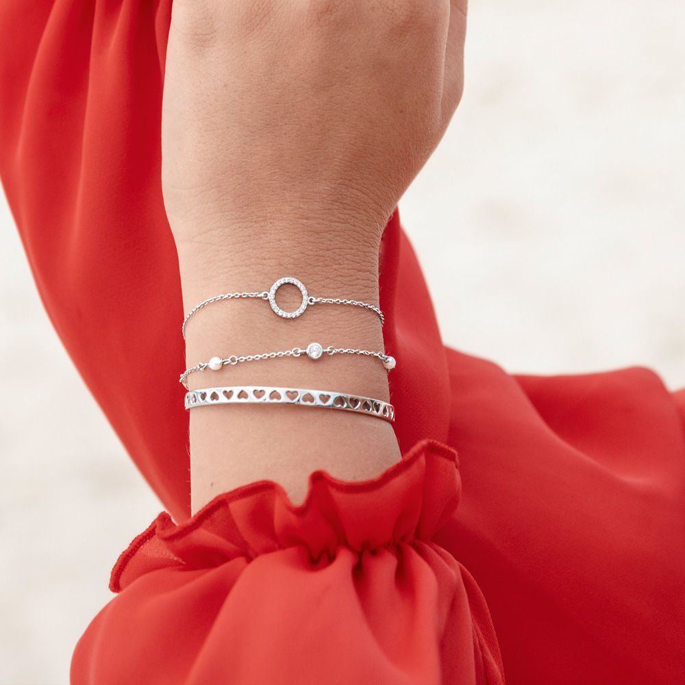 Bracelet Circle of Life, plaqué or rose 18 carats