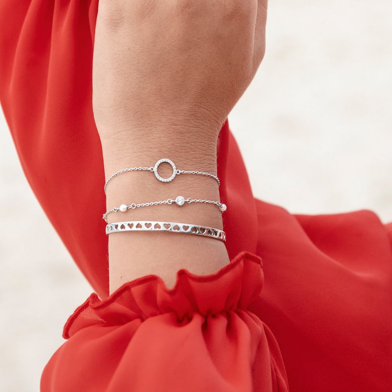 Bracelet Circle of Life, plaqué or rose 18 carats