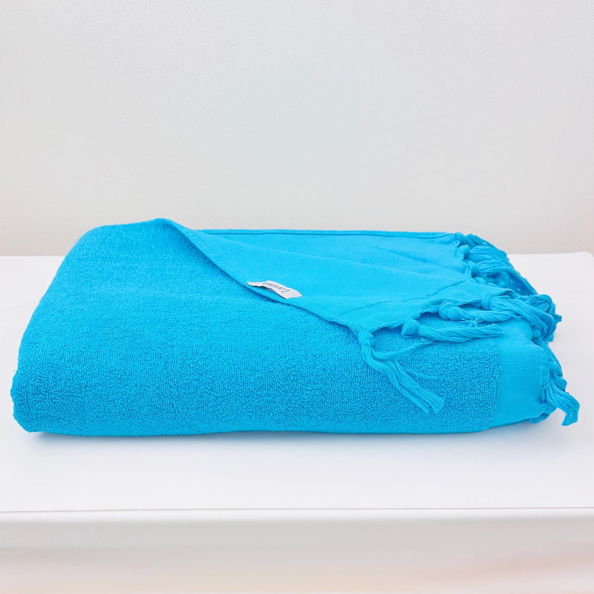 Hammam handdoek Terry Doek - Turquoise Blue - 90x206cm
