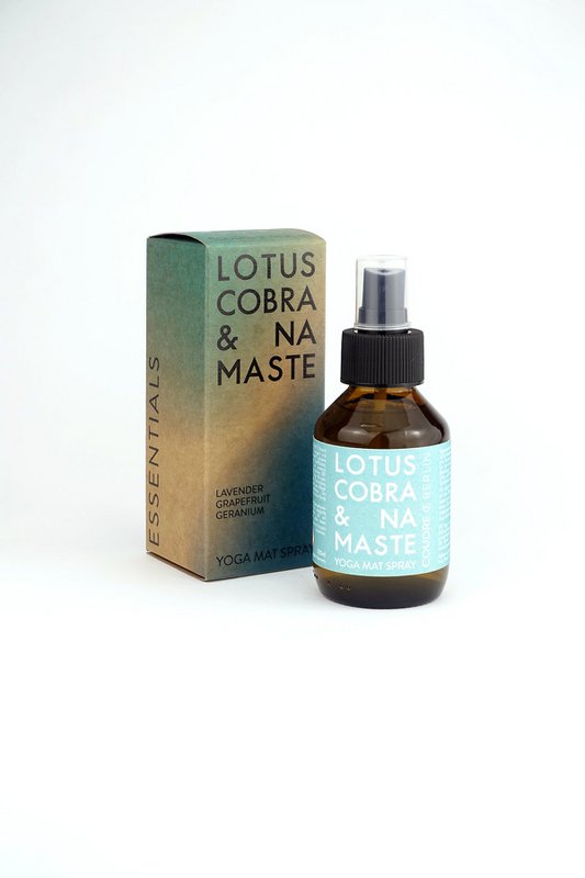 LOTUS COBRA & NAMASTE Yoga-Matten Spray