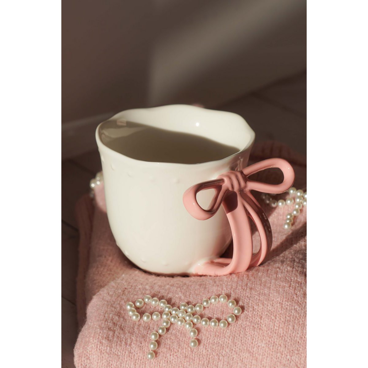 Tasse Ribbon Grace rosa 350 ml Isabelle Rose