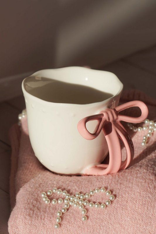 Tasse Ribbon Grace rosa 350 ml Isabelle Rose