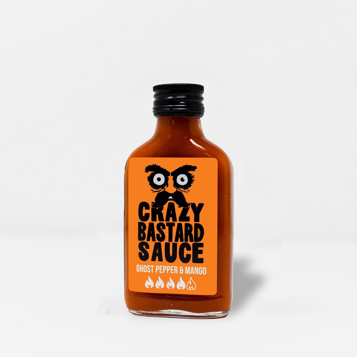 Salsa piccante Crazy Bastard - (7x 100 ml da leggera a molto piccante)