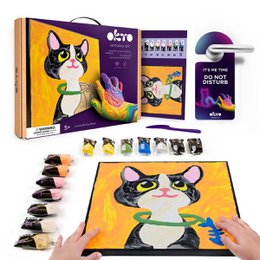 Okto Sensory Art Color By Numbers - Animals - Cat