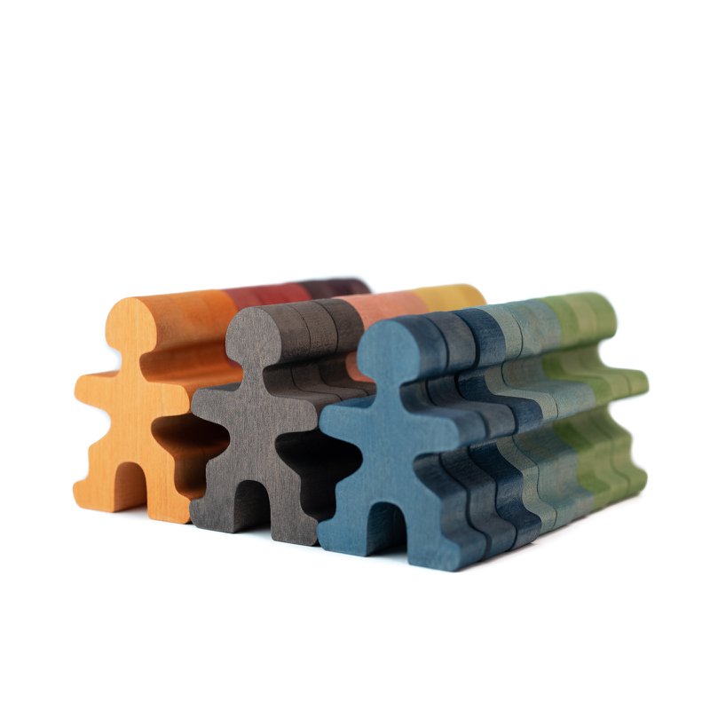Colored Flockmen Set (27 pcs)