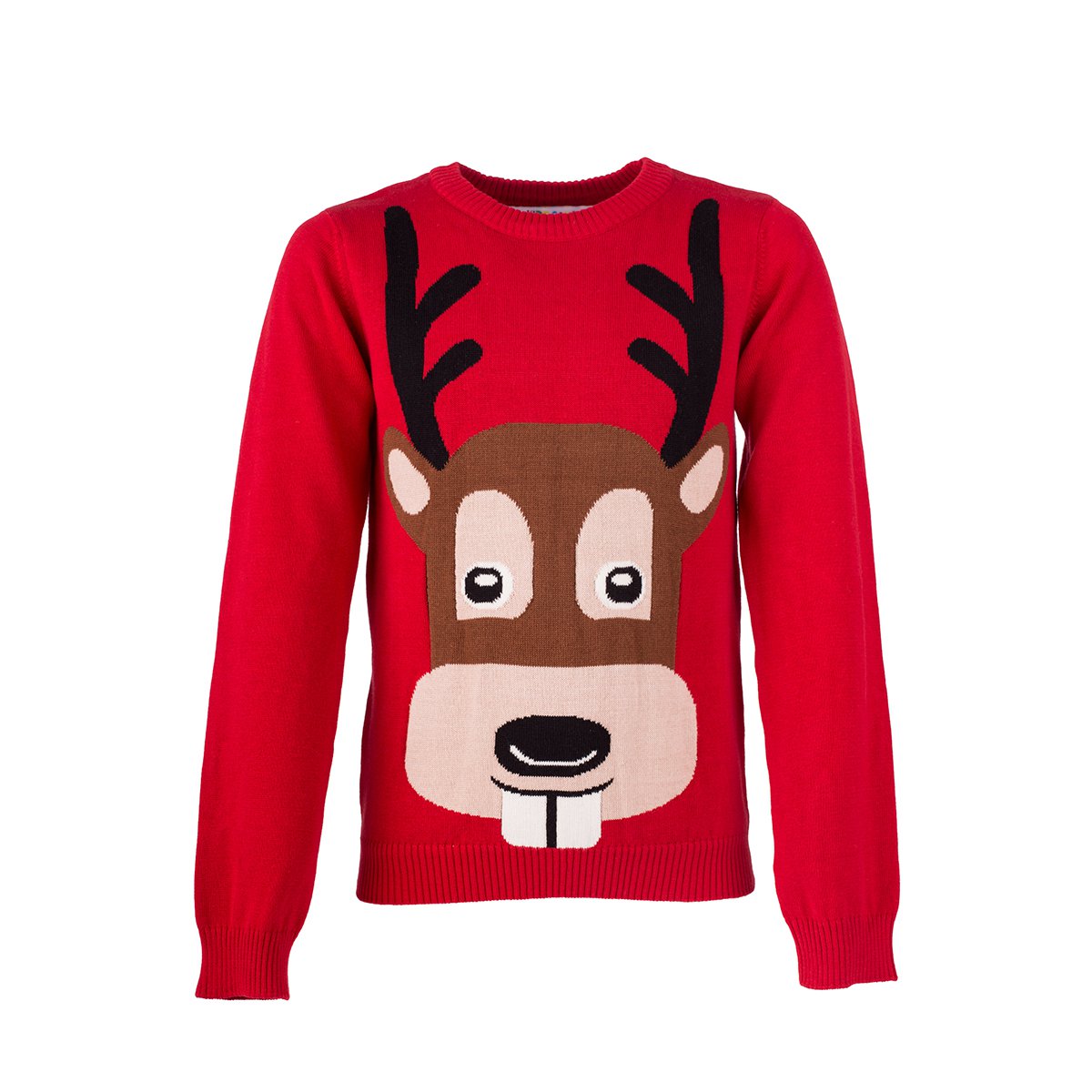 Christmas Sweater Kids - Reindeer Red