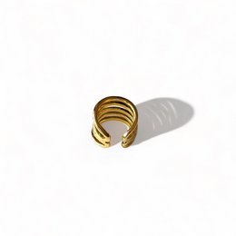BAGUE MULTIPLE – Ear Cuff Anneaux Multiples Or