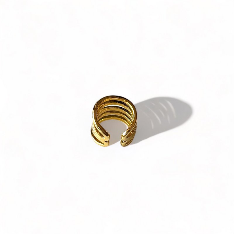 BAGUE MULTIPLE – Ear Cuff Anneaux Multiples Or