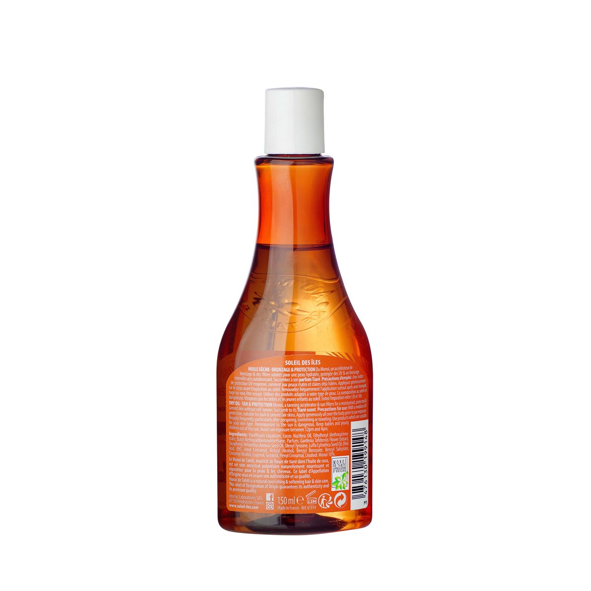 HUILE SECHE PARFUM DES ILES SPF 20