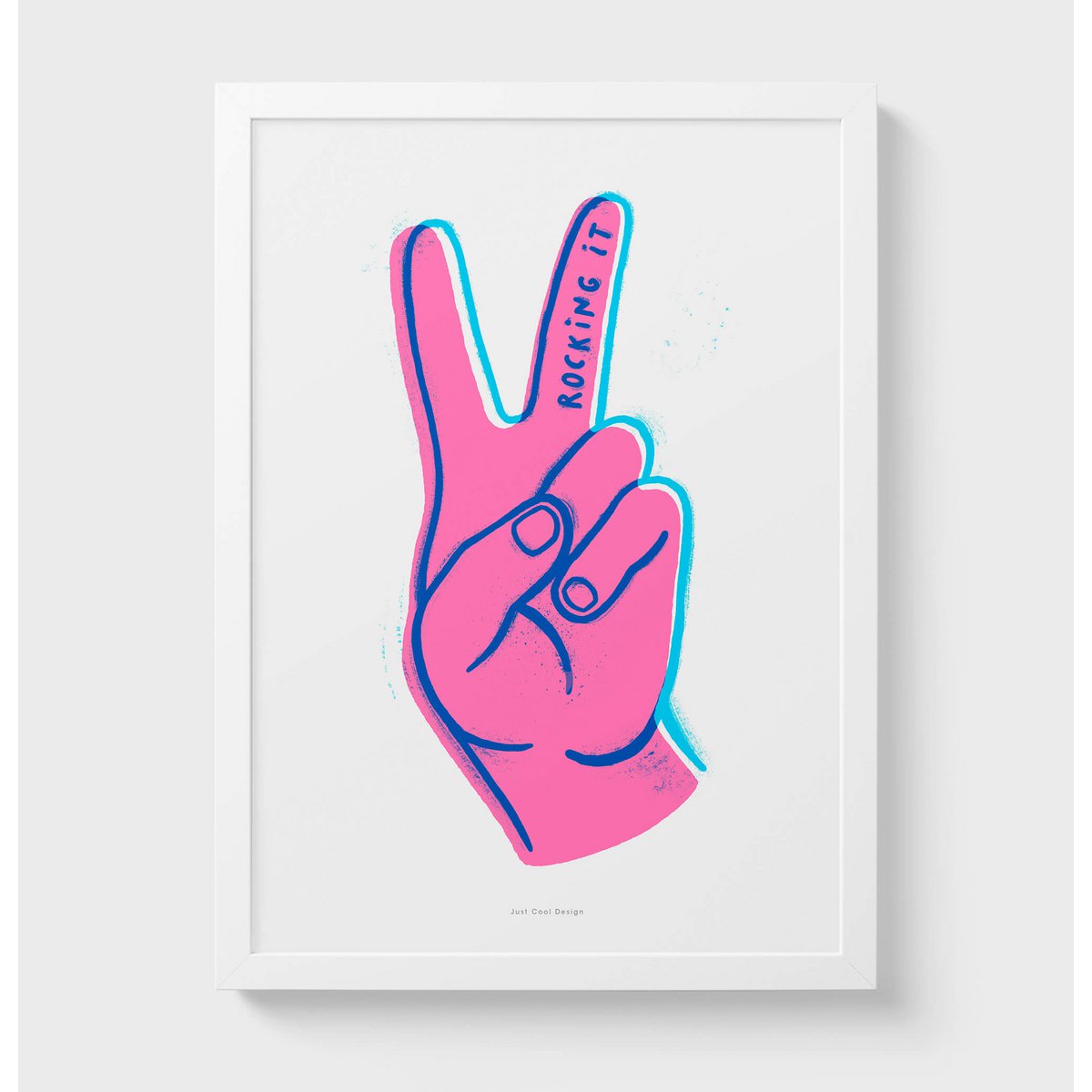 Rocking it | Illustration art print poster