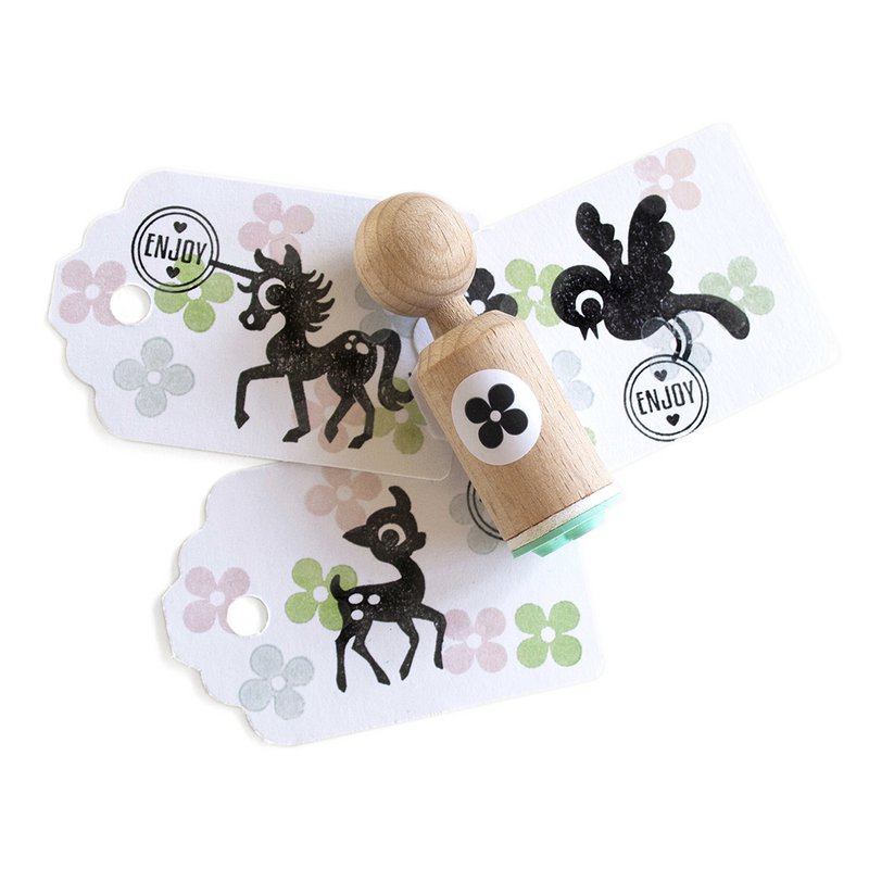 Einfacher Blumen-Mini-Stempel