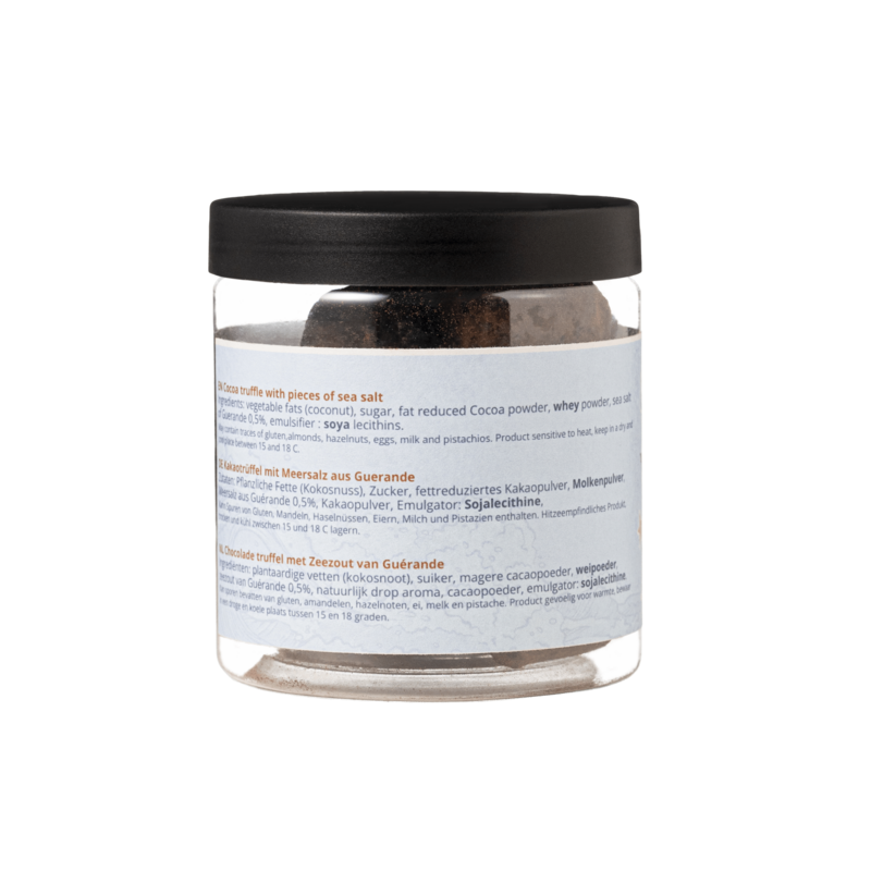 Sea Salt Summer Truffles Gift Jar 130g | Refreshing Chocolate