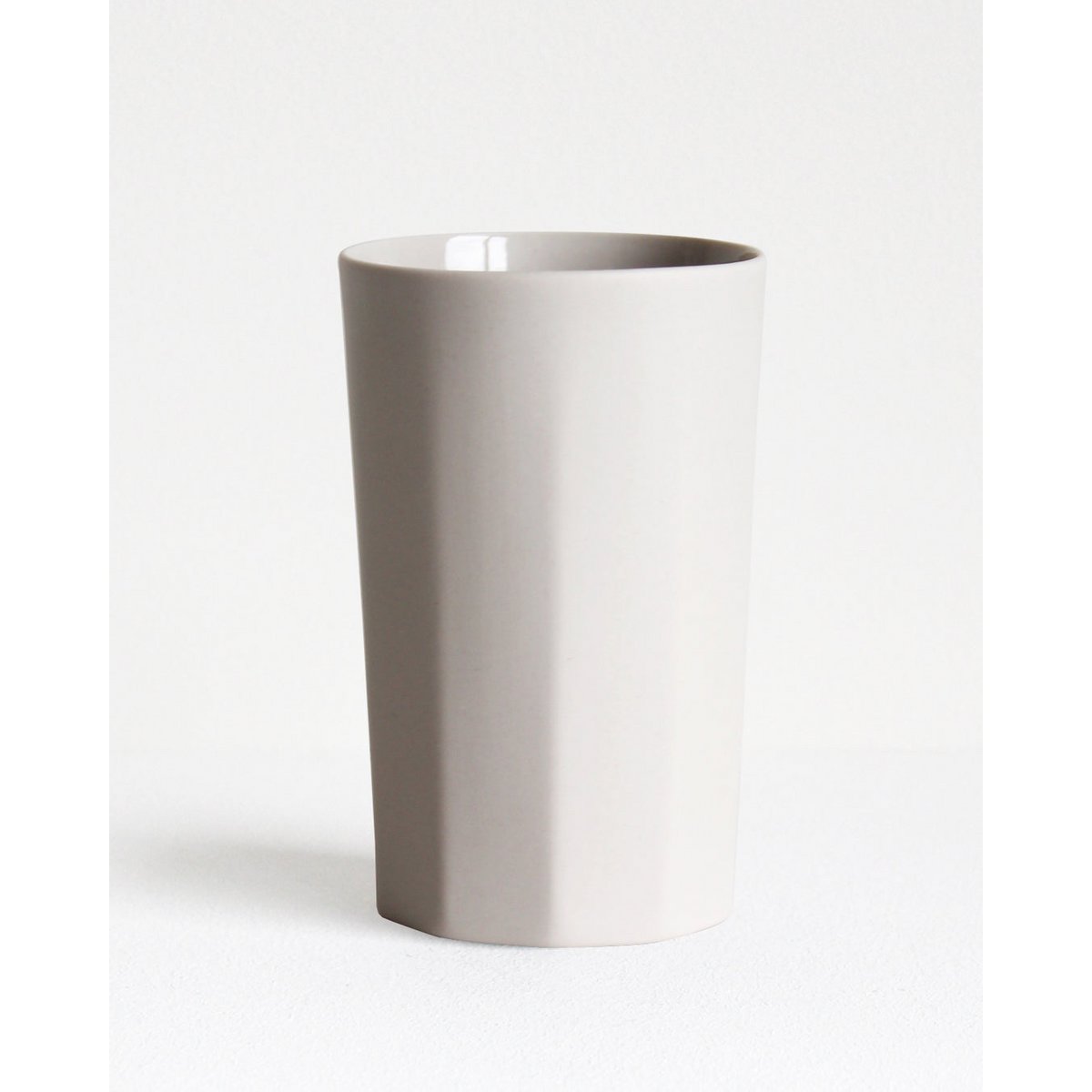 Tazza alta segmentata | sabbia
