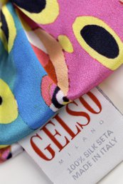 Silke Hair Scrunchies "Harlequin" Print