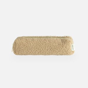 Teddy pencil case - brown