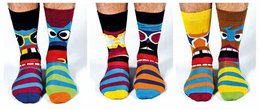 Funky Hippe Toffe Leuke Heren Sokken 6 verschillende in een Cadeau Doos 39-46 ODDSocks
