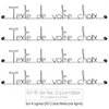 Phrase Déco Murale en fil de fer à personnaliser - 4 lignes (20 caractères par ligne)