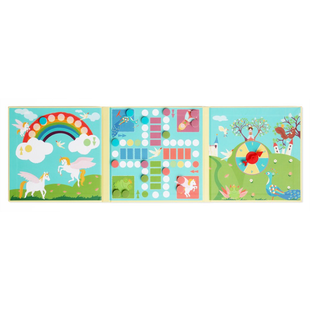 Juego de Mesa Magnético To Go - Ludo - Unicornios