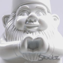 STOOBZ DESIGN – GNOME HERZ 8x10x20 cm WEISS