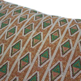 Coussin NIN-NIT Mouvement Classiques | 100% coton tissé | décoratif avec ambiance plage, rayures et imprimé nature | marron | bleu | turquoises | vert d'eau | vert | beige | blanc | 40x60 cm