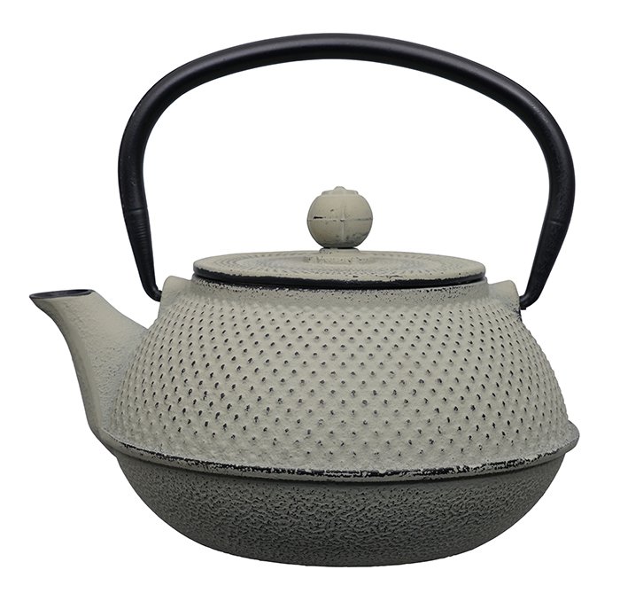 Teaclassix Gietijzeren Theeset Arare 0,80 ltr, Giftbox, Grijsgroen