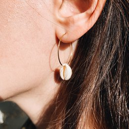 Seashell hoops
